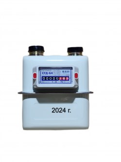Счетчик газа СГД-G4ТК с термокорректором (вход газа левый, 110мм, резьба 1 1/4") г. Орёл 2024 год выпуска